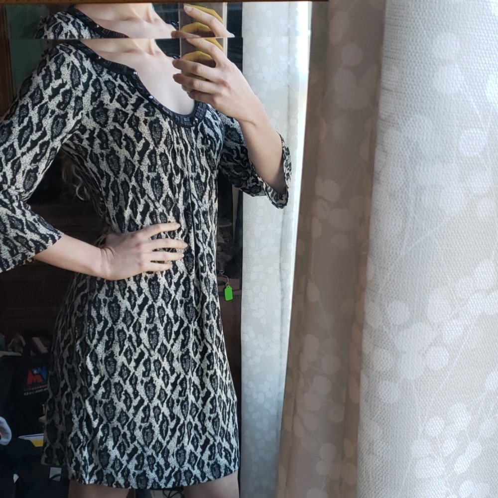 Animal print dress